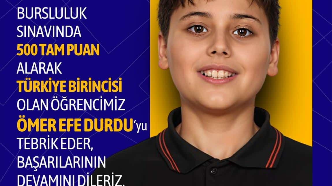 BURSLULUK SINAVINDA BÜYÜK BAŞARI